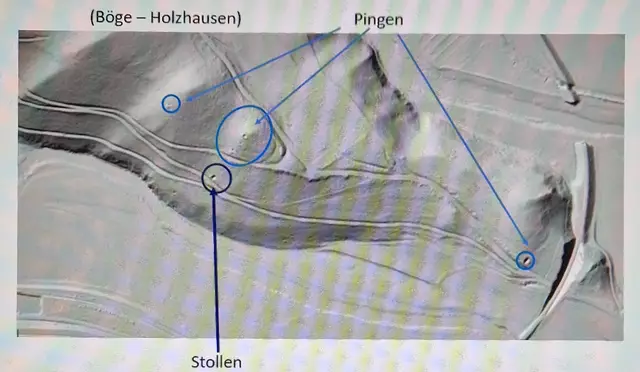 Bergbautätigkeiten in der Böge - Holzhausen