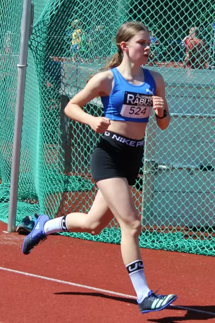Vierte wurde Lisa Bunk über 1500 Meter der weiblichen Jugend U18