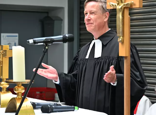 Pastor Dr. Michael Wohlers moderierte den Vormittag