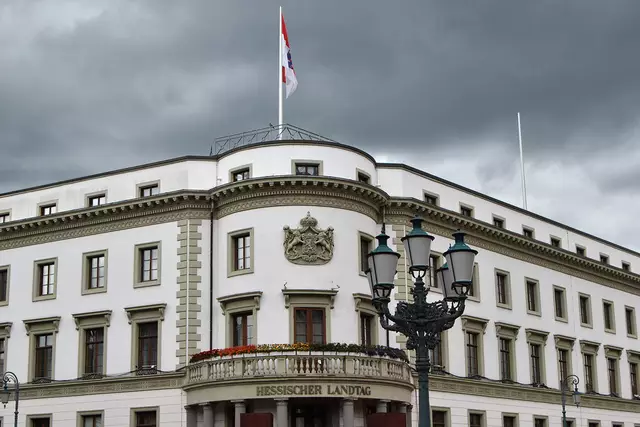 Das Stadtschloss in Wiesbaden