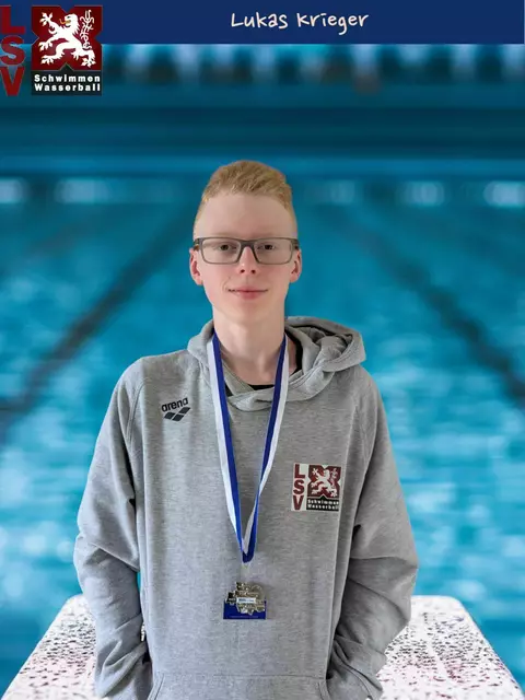 LSV-Schwimmer Lukas Krieger wurde norddeutscher Vizemeister über die 200 Meter Freistil und konnte sich erstmals für die nationalen Titelkämpfe qualifizieren | Foto: Markus Krieger