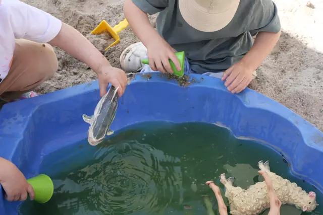 Auch Haie müssen in die Badewanne  | Foto: Kinderhaus 