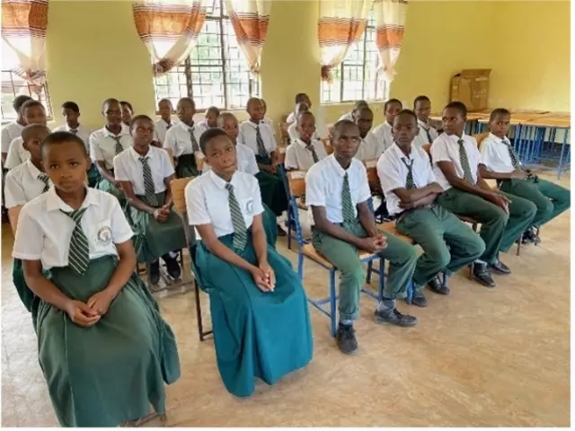 Die Schule besuchen ca.210 Schüler der Form 1-3. Die leeren Bibliotheks- und Computerräume will der RC Marburg mit einem Global Grant ausstatten. | Foto: Bernhard Maisch