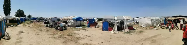 Inoffizielles Flüchtlingscamp in der Nähe von Izmir. Hier leben vor allem syrische Geflüchtete.  | Foto: LandsAid e. V. 