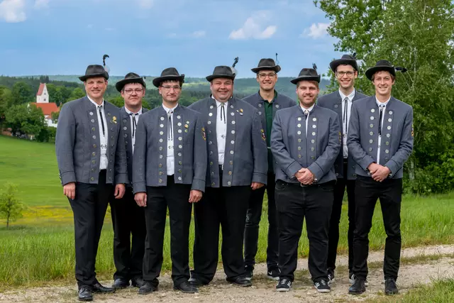 Die Vorstandschaft der Eintracht-Schützen.