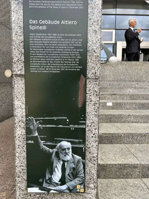 Altiero Spinelli, einer der geistigen Väter der Europäischen Union. 