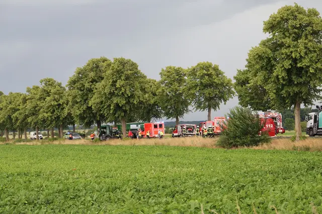  Der Unfall ereignete sich auf gerader Strecke