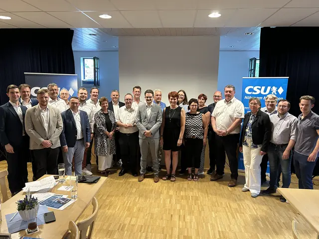 Die neue Kreisvorstandschaft des CSU-Kreisverbands Dillingen. | Foto: Fabian Braun