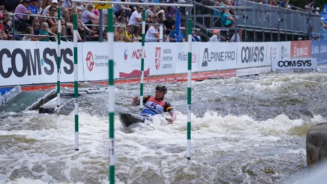 Elena Lilik startete im Canadier Einer Damen und im Kajak Einer Damen beim Weltcup im Kanuslalom in Prag | Foto: Text und Fotos Uta Büttner