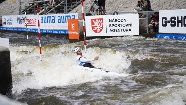 Sideris Tasiadis im C 1  Herren beim Weltcup in Prag | Foto: Text und Fotos Uta Büttner