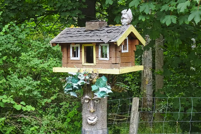 originelles Vogelhaus in Breitungen