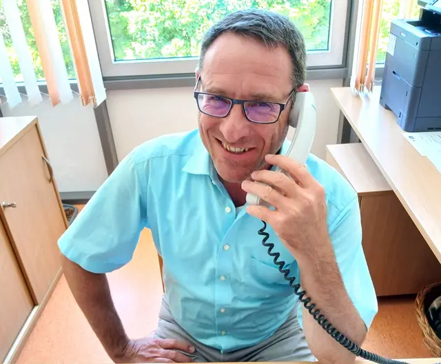 Nach zehnjähriger beruflicher Tätigkeit sagte Jürgen M. Werner der Meitinger Sozialstation leise Servus. | Foto: Peter Heider