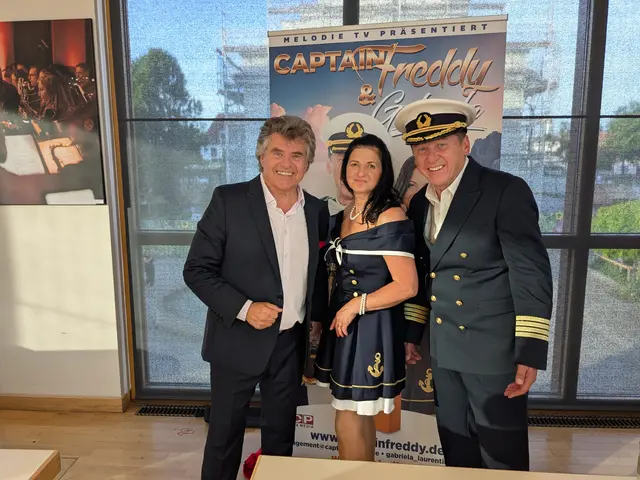 Andy Borg mit Captain Freddy&amp; Gabriela | Foto: Matthias Bucher