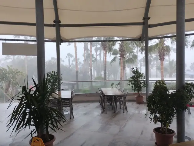 Am ersten Tag hat kräftiger Regen die ambitionierten Urlauber geschreckt.
