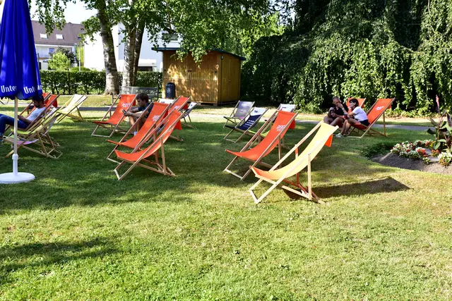 Auch zum "Chillen" gibt es einen schönen Platz.