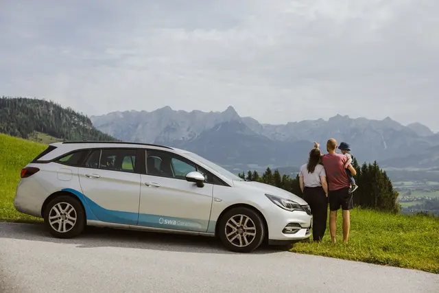 Die swa feiern zehn Jahre Carsharing und ein Mobilitätskonzept, das zum Teilen einlädt. | Foto: swa/Martin Augsburger