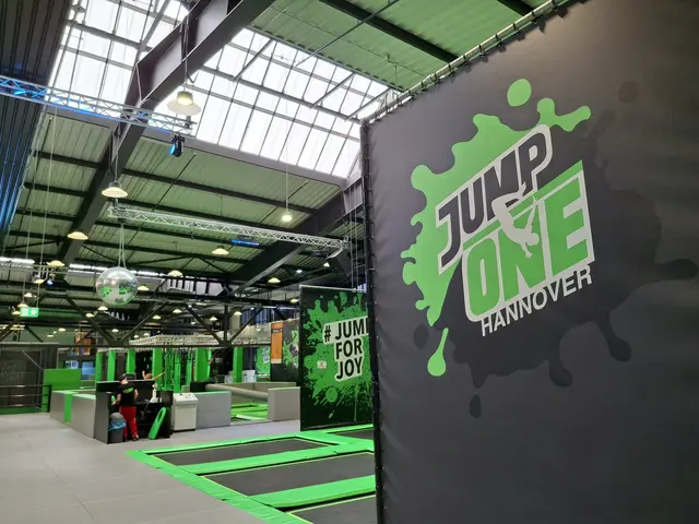 Große Halle, viele Action-Möglichkeiten zum "Abheben".