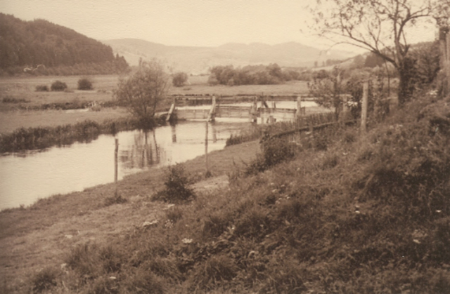 Schleuse in Hatzfeld - Bild von 1968