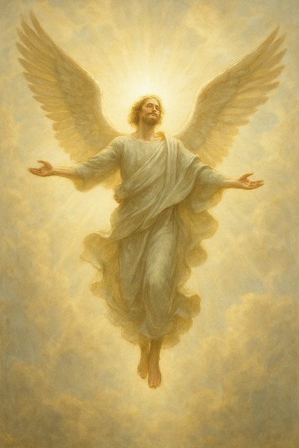 Mit Flügeln, die ich mir errungen,
Werd ich entschweben!
Sterben werd' ich, um zu leben!
Aufersteh'n, ja aufersteh'n wirst du,
Mein Herz, in einem Nu!
Was du geschlagen,
Zu Gott wird es dich tragen!

(Gustav Mahler, 2. Sinfonie)