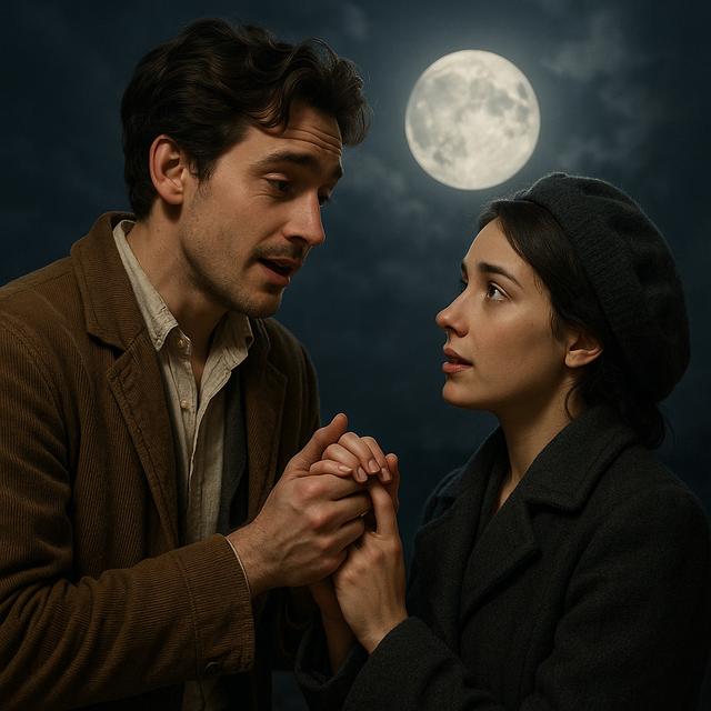 Che gelida manina
Se la lasci riscaldar
Cercar che giova?
Al buio non si trova
Ma per fortuna
È una notte di luna
E qui la luna
L'abbiamo vicina
Aspetti, signorina
Le dirò con due parole
Chi son, chi son e che faccio
Come vivo, vuole?

(Giacomo Puccini, La Bohème)
