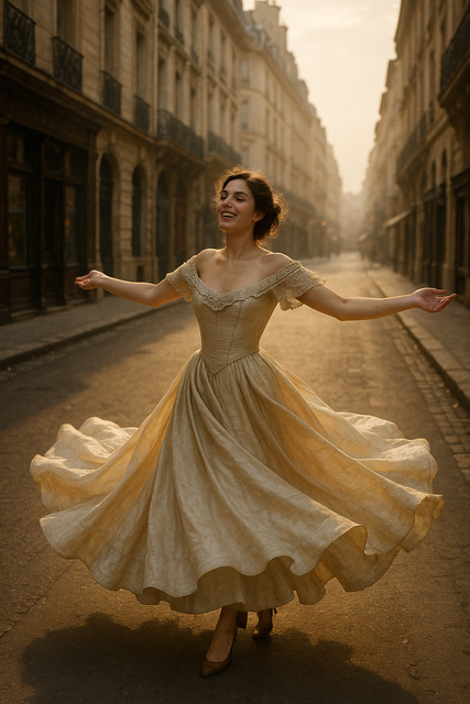 Sempre libera degg'io
Folleggiare di gioia in gioia,
Vo' che scorra il viver mio
Pei sentieri del piacer.
Nasca il giorno, o il giorno muoia,
Sempre lieta ne' ritrovi,
A diletti sempre nuovi
Dee volare il mio pensier.

(Giuseppe Verdi, La Traviata)