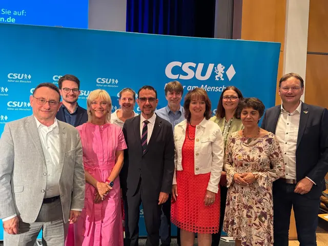 Der engere Bezirksvorstand der CSU-Schwaben. | Foto: Manuel Knoll
