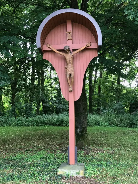 Foto: Das Ellgauer Speckkreuz. (Bild: Rosmarie Gumpp)