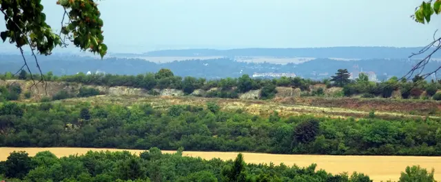 Blick vom Kurpark auf den Bückeberg
