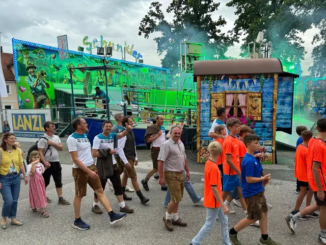 Kurz vor dem Zelt war es noch trocken! | Foto: Tom Nagel