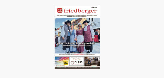 Den „friedberger“ 08/2025 hier als E-Paper lesen