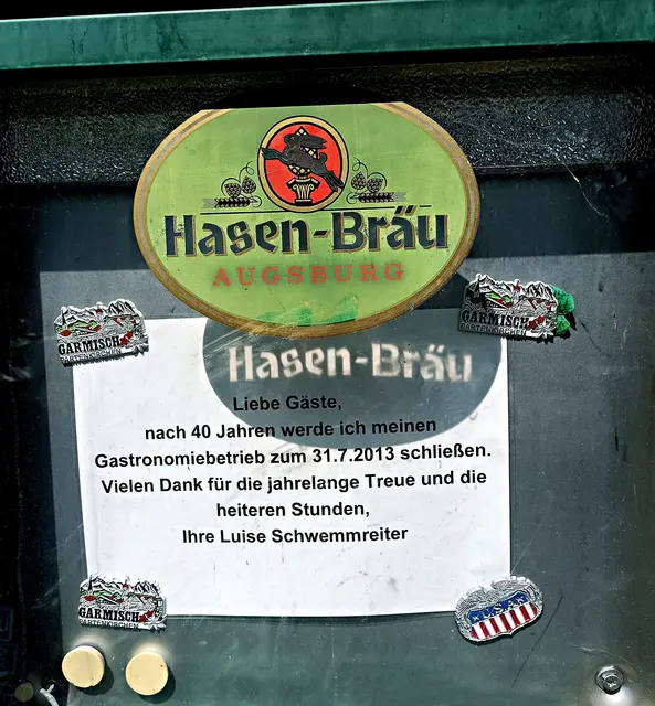Seit 12 Jahren bleiben Zapfhahn und Küche geschlossen!