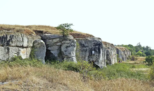 Sandsteinwand des Luftenberges