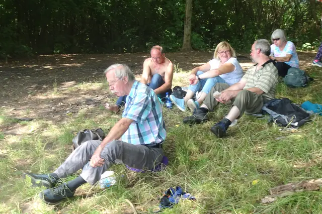 Pause am Ditfurter See