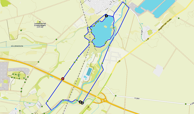 Alternativstrecke (ohne Lehof)