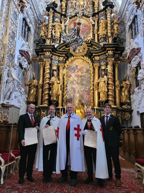 von links nach rechts: Thomas Steinhart, Jakob Rattinger, Wolfgang Wimmer, Siegfried Schmelz, Jonathan Steinhart