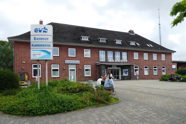 Der Bahnhof in Bremervörde.