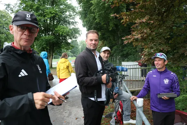 von links Michael Keim, Kameramann BR, René Kirsch, Thomas Schmidt | Foto: Marianne Stenglein
