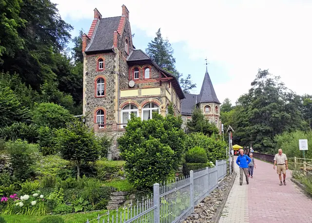 am Hotel Bodeblick in Treseburg
