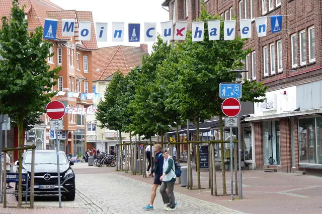 Moin Cuxhaven - Fußgängerzone.