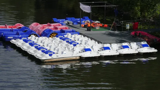 Tretbootfahren auf der Ruhr