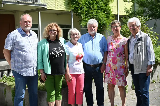 Bild:	Dr.Lisa Wolf
Von links: Thomas Milde, Marcella Wolf, Gerlinde Sichert, Harald Podratzky, Regina Gerstmayer, Heinz Förder 
