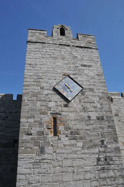 Die mächtige Burg von Castle Town