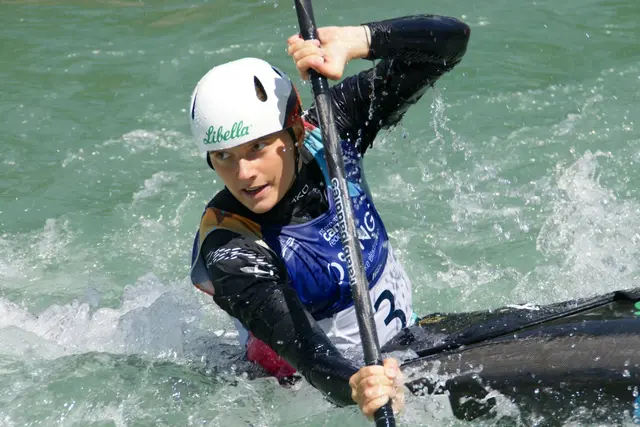 Emily Apel handelte sich einen 50-er ein und dadurch kam sie im Finale auf den 11. Platz | Foto: DKV Kanuslalom Team Text und Fotos