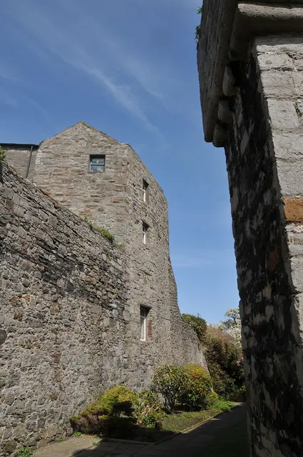Die mächtige Burg von Castle Town