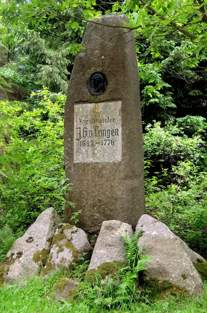 Johann Georg von Langen Denkmal (22.05.1699 - 25.05.1776 - Archivbild)