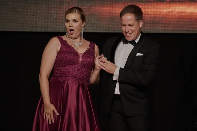 Annika Egert und Philip Lüsebrink. | Foto: Stefan Willers, Blickwinkel Wertingen