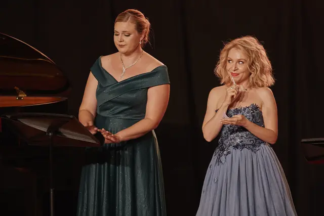 Annika Egert und Maria Nazarova. | Foto: Stefan Willers, Blickwinkel Wertingen