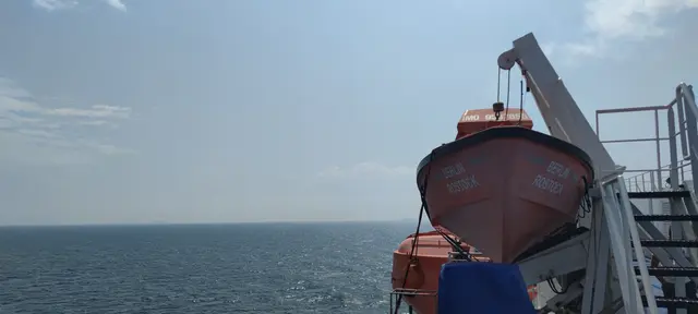 Scandlines-Hybridfähre Berlin - Auf dem Weg von Rostock nach Gedser