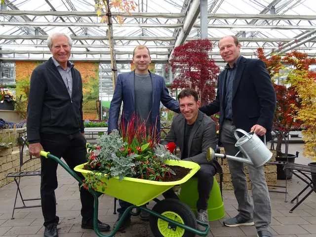 Von links: Anton Wohlhüter mit seinen Söhnen Markus, Thomas und Jürgen Wohlhüter.