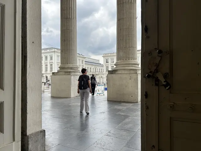 Blick von der Börse aus 
... ebenfalls bei den beiden folgenden Fotos 